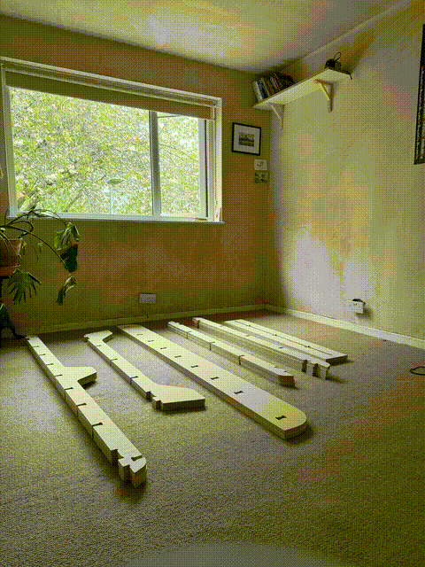 Making a bed with a CNC machine